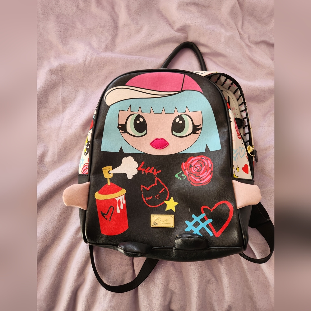 Betsey Johnson Small Grafitti Backpack